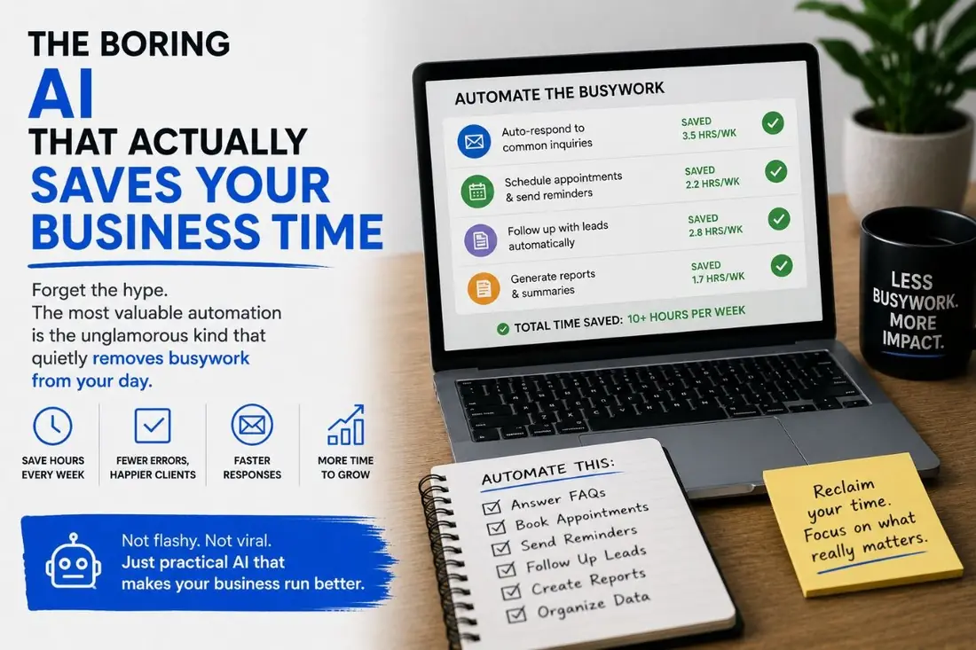 The Boring AI That Actually Saves Your Business Time