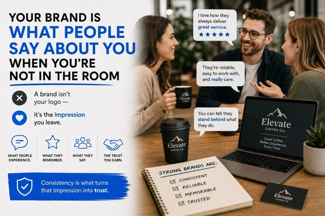 Your Brand Is What People Say About You When You're Not in the Room