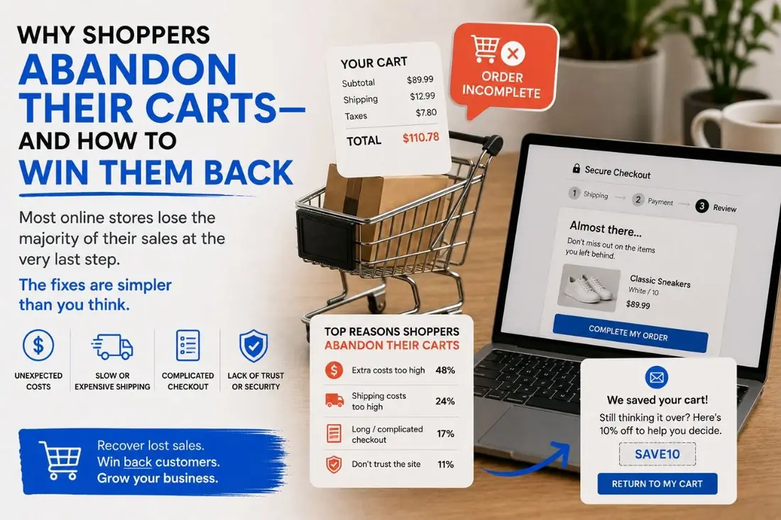 Why Shoppers Abandon Their Carts — and How to Win Them Back