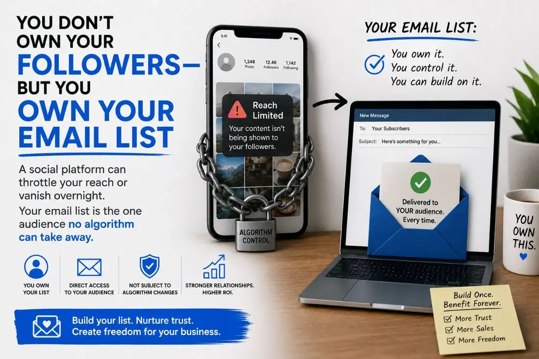 You Don't Own Your Followers — But You Own Your Email List